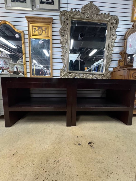 BAKER Mahogany Pair of End Tables