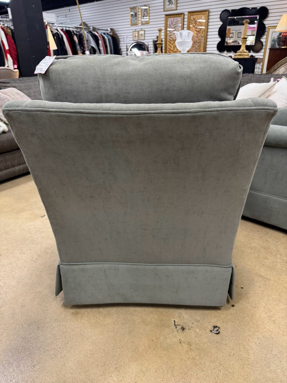 CR LAINE Green Pair of Chairs