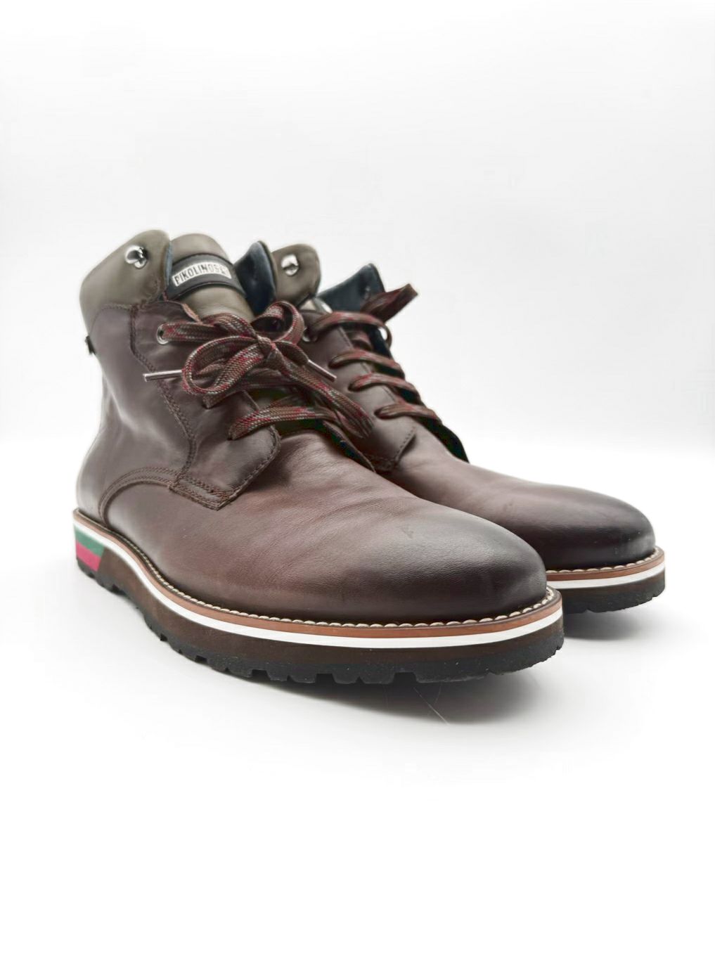 PIKOLINOS MENS Size 43 Chocolate Leather Boots
