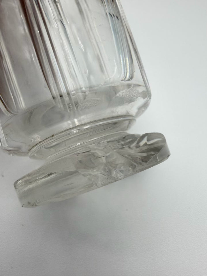 VINTAGE Silver Plate & Glass Cruet & Dispenser 7 Piece Set w/ Holder