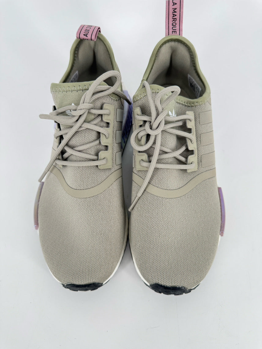 ADIDAS Size 7.5 Feather Gray NMD Sneakers