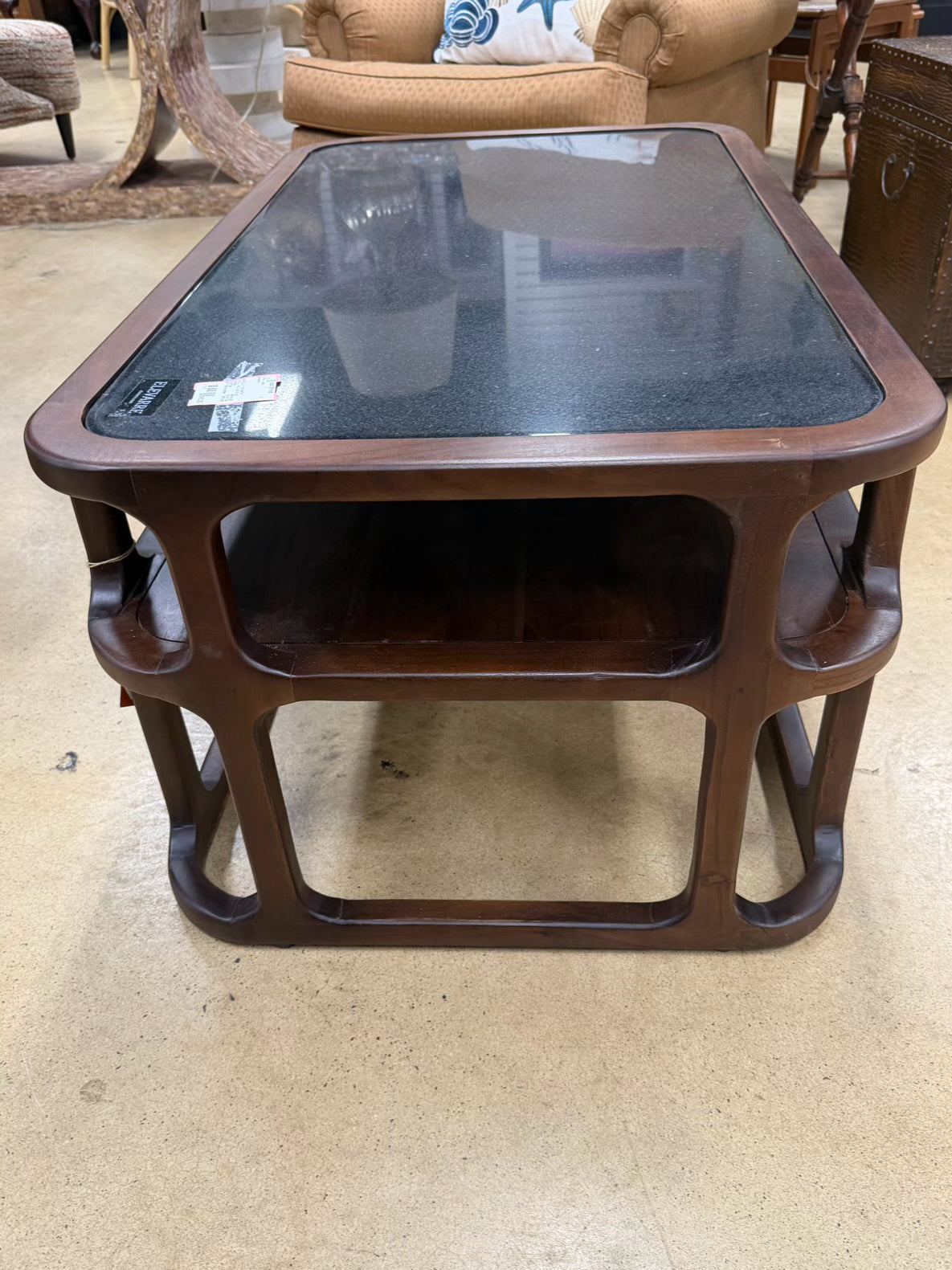 ELEVARRE Coffee Table w/ Marble Top