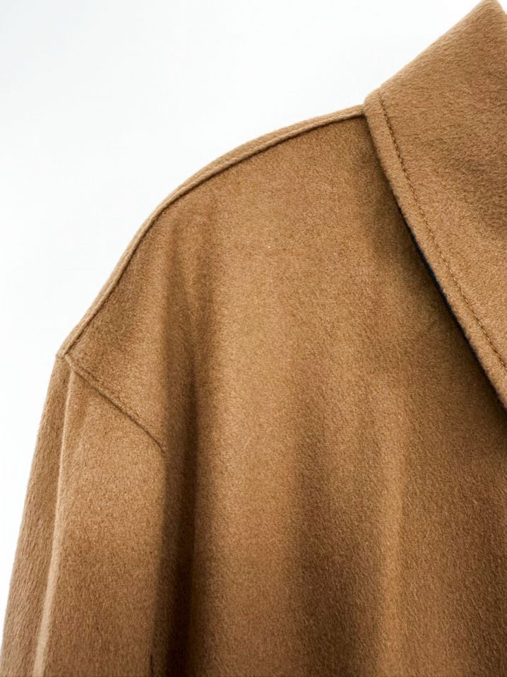 KIRED Men's Size 56 Brown & Navy Cashmere Reversible Jacket