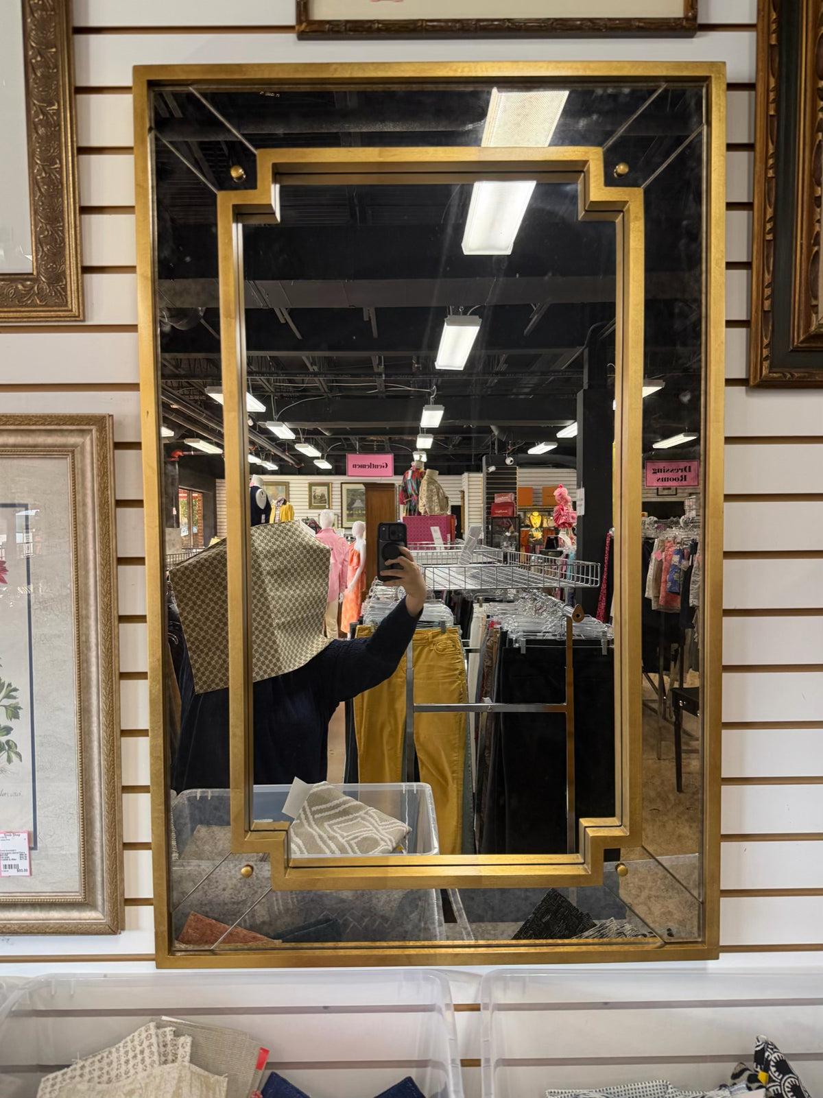 CAPITAL LIGHTING FIXTURE COMPANY Gold Mirror w/ Smoky Border