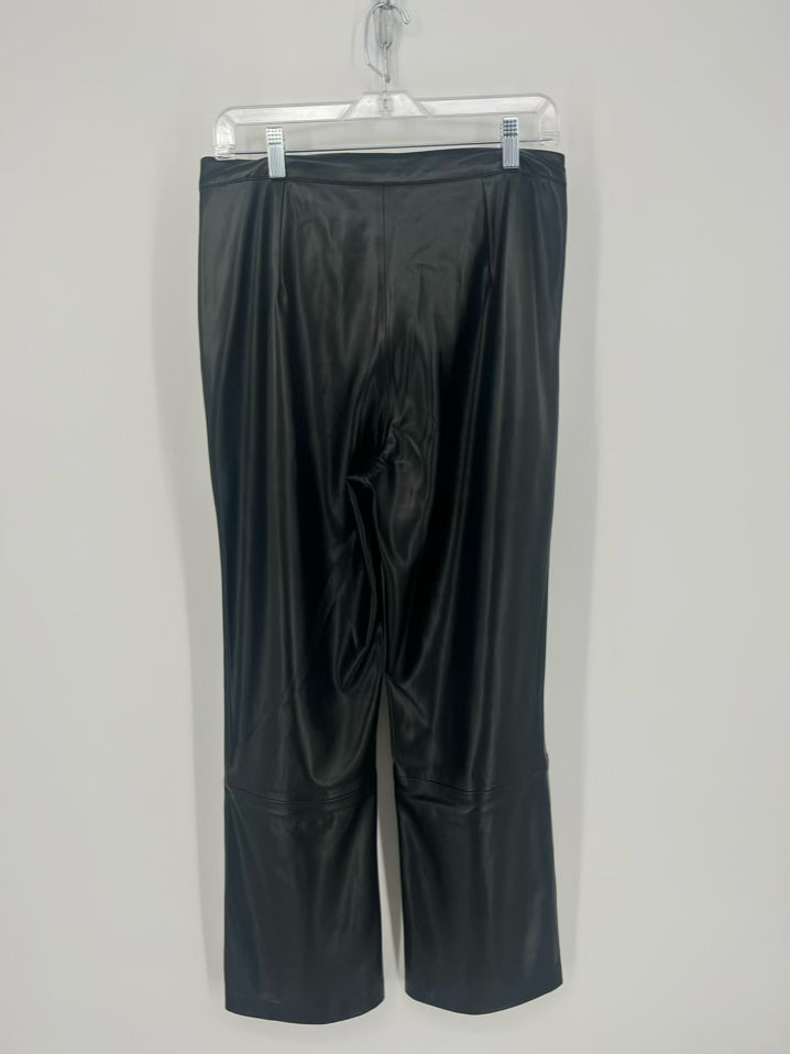 SUNDAYS By WEARESUNDAYS Size L Black Faux Leather Pants NWT