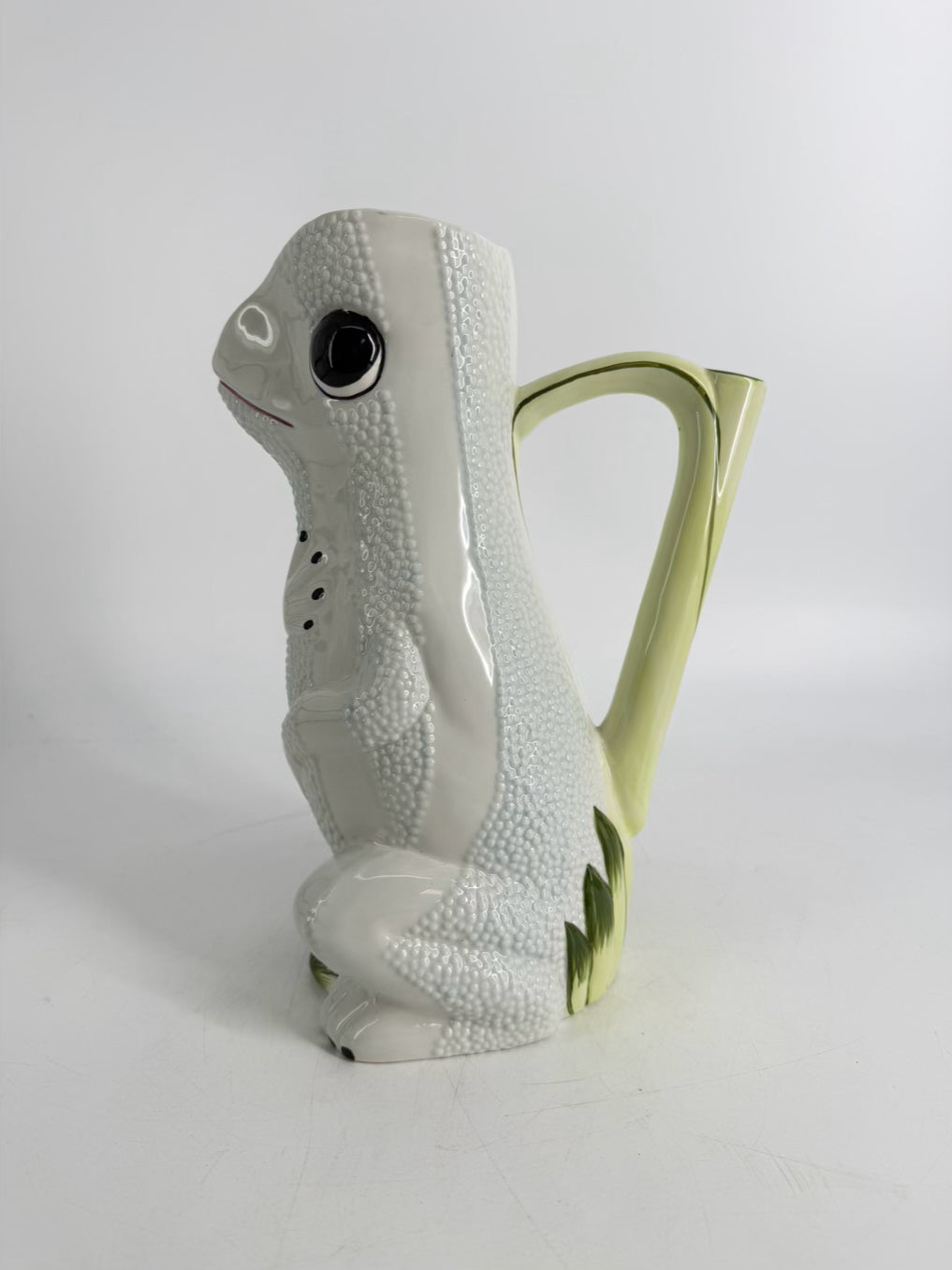 MOTTAHEDEH White & Green Frog Pitcher