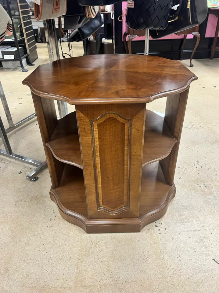 Brown Wood Occasional Table