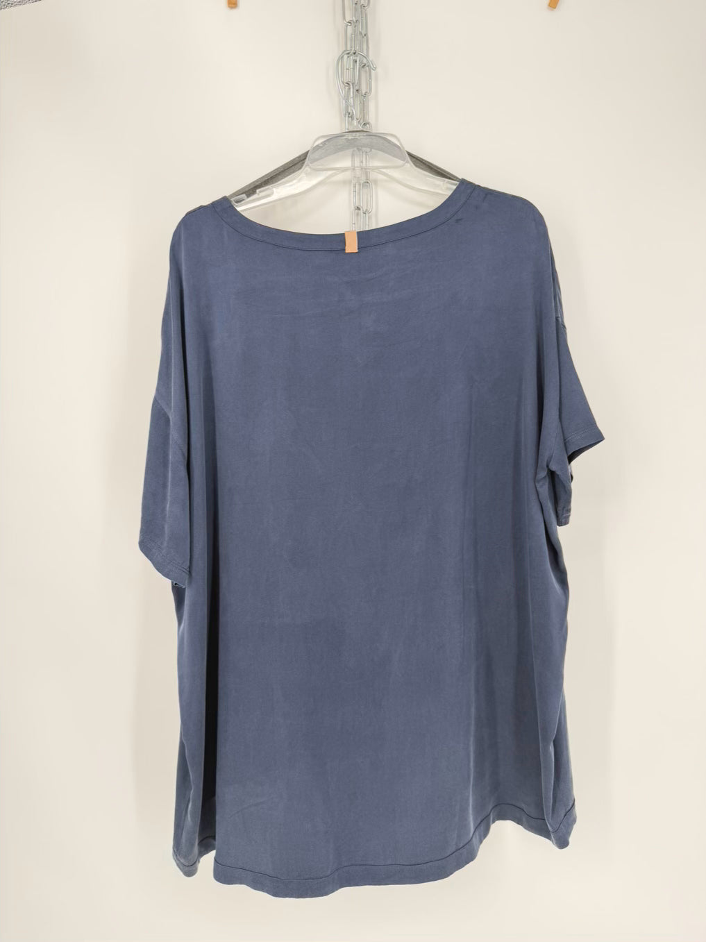 LUNYA Wmn's Size XL Navy Silk Pajama Set