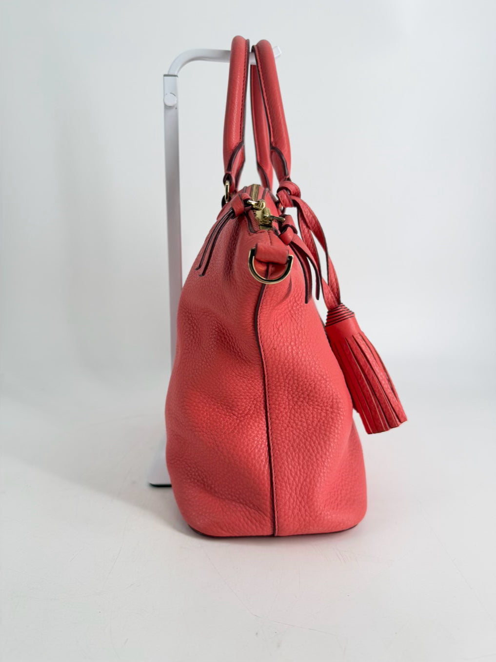 TORY BURCH Coral Leather Purse
