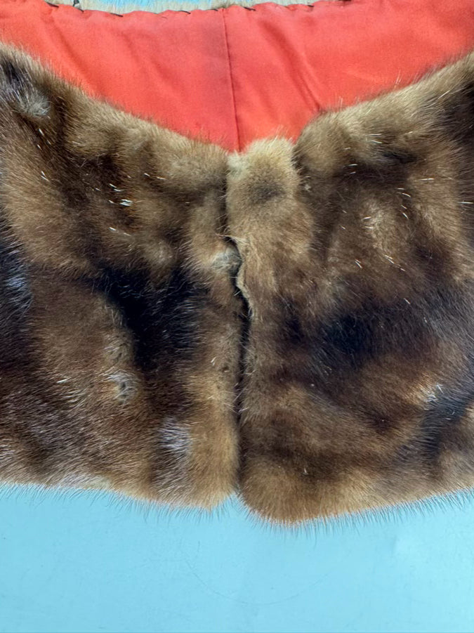 Brown Mink Collar