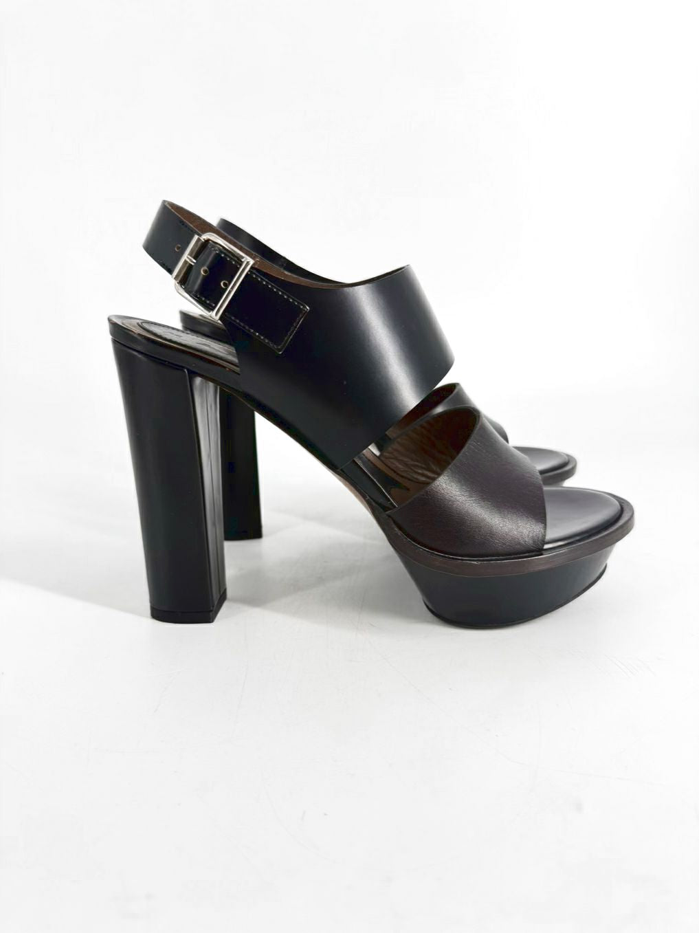 MARNI Size 39.5 Black Heels