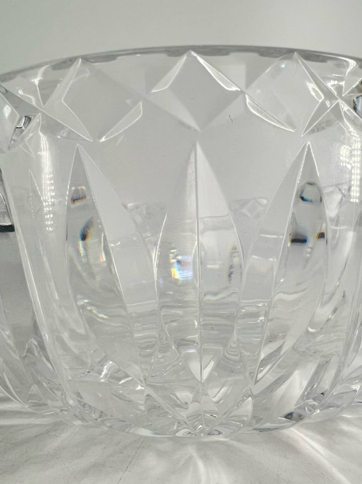 WATERFORD Clear Crystal Print Bowl