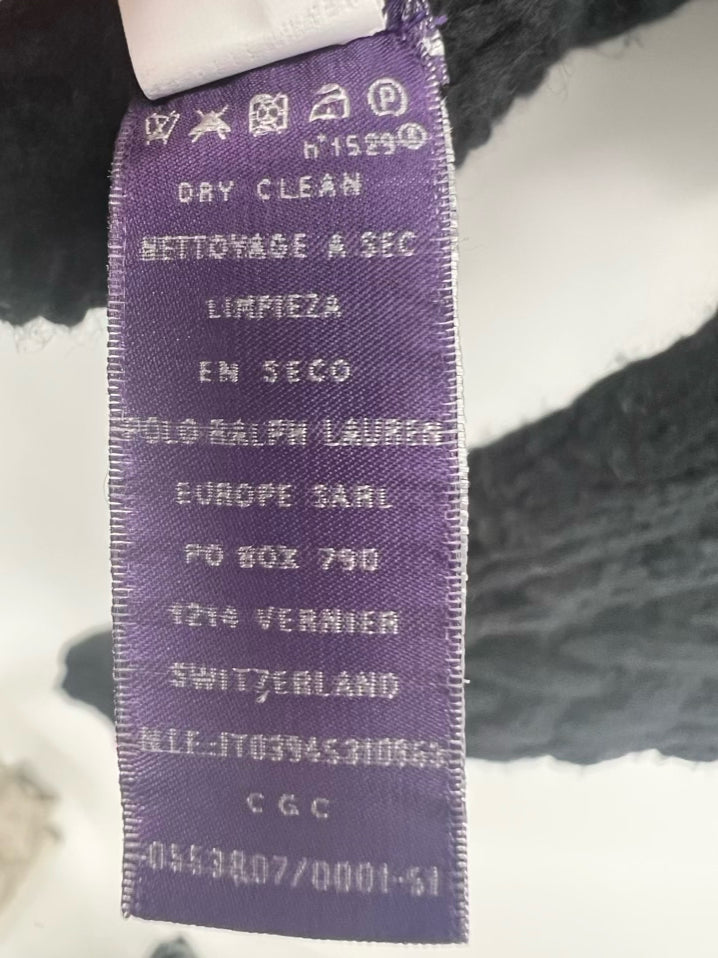 RALPH LAUREN PURPLE LABEL Size L Black Cashmere Turtleneck Sweater