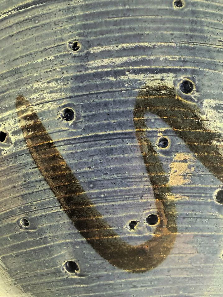 MANGUM Blue Pottery Bowl