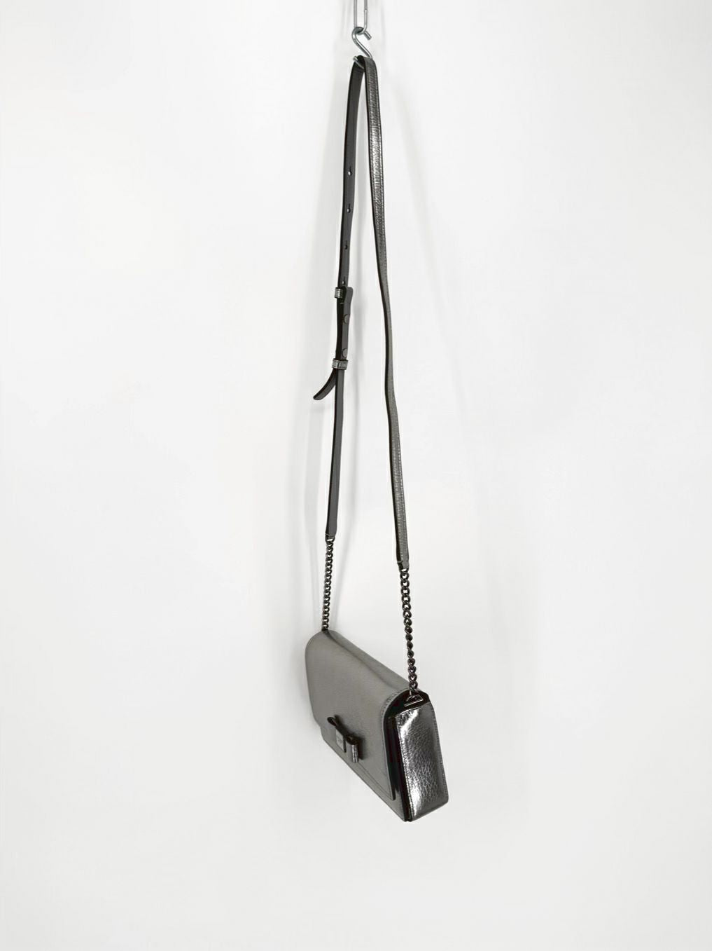 KATE SPADE Silver Leather Crossbody Bag