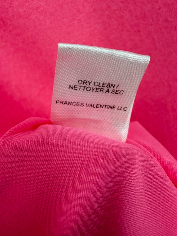 FRANCES VALENTINE Wmn's Size S Pink Wool Dress