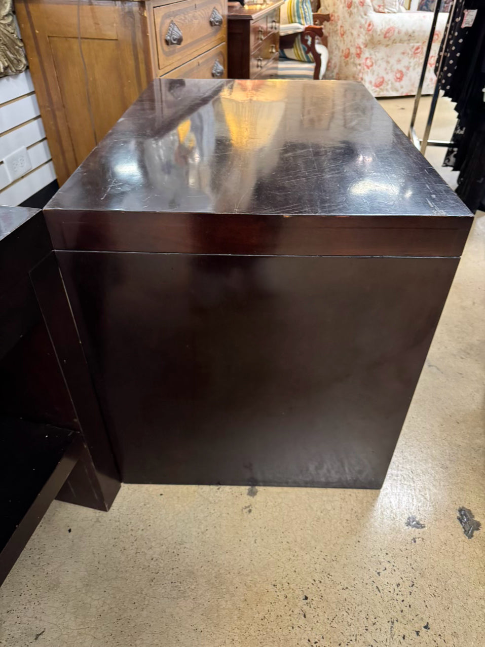 BAKER Mahogany Pair of End Tables