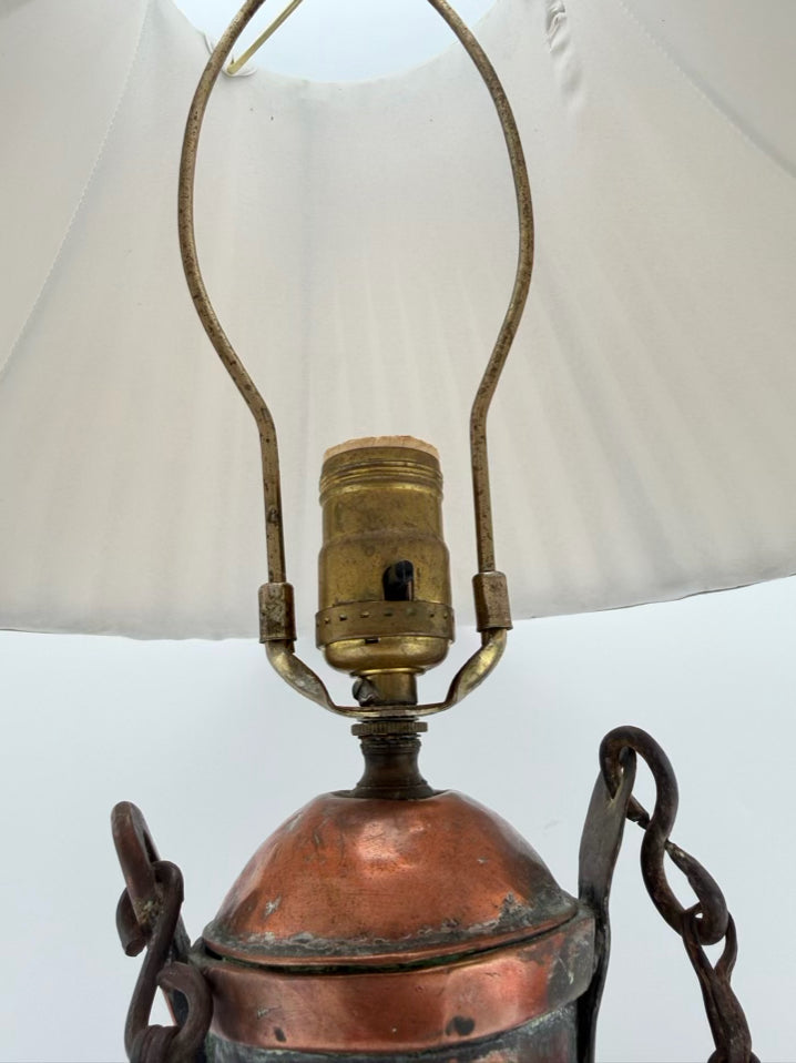 Copper Small Lamp w/ Shade