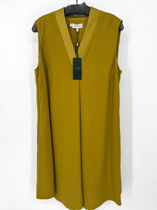 HOBBS Size 10 Mustard Davina Dress NWT