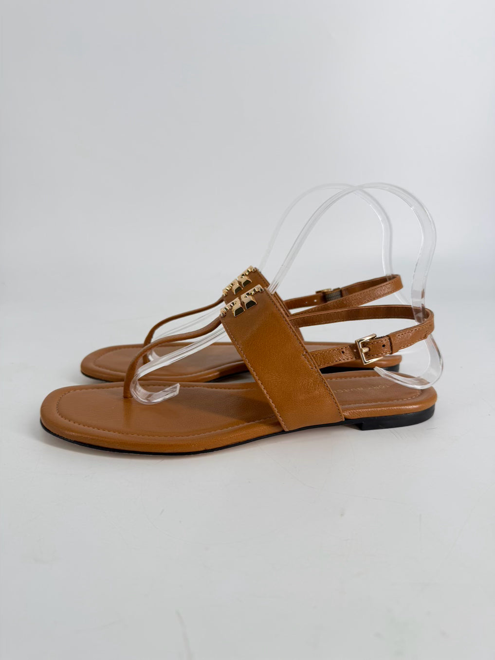 TORY BURCH Size 7 Caramel Leather Sandals