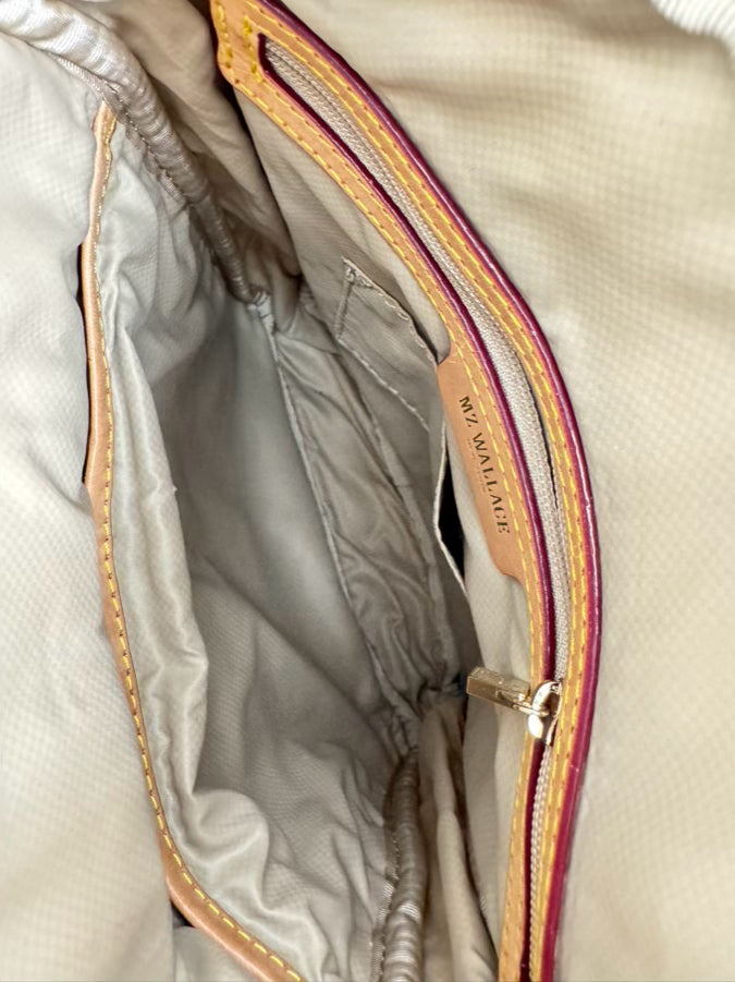 MZ WALLACE Metallic Nylon Quilted Crossbody Bag