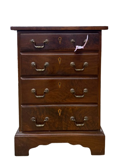 BENBOW Wood 4 Drawer Nightstand