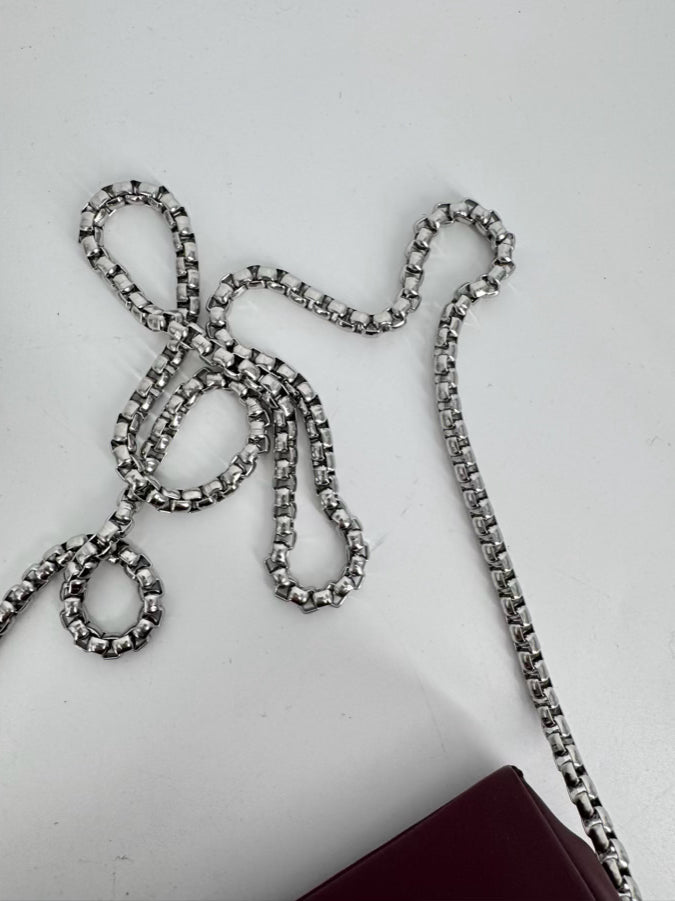 PINEDA COVALIN Red & Black Leather Firefly Crossbody Bag NWT