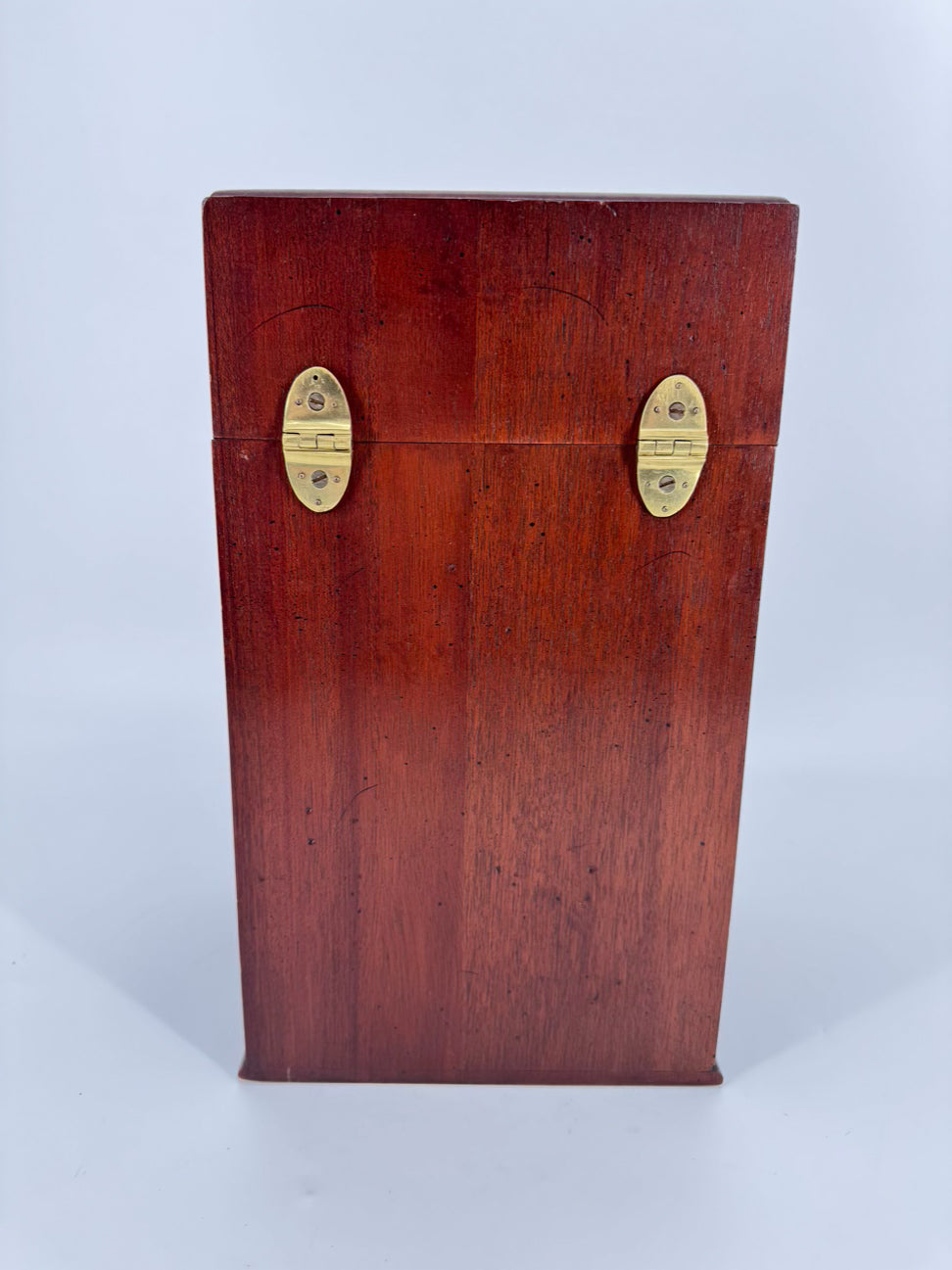 Wood Medallion Inlay Knife Box