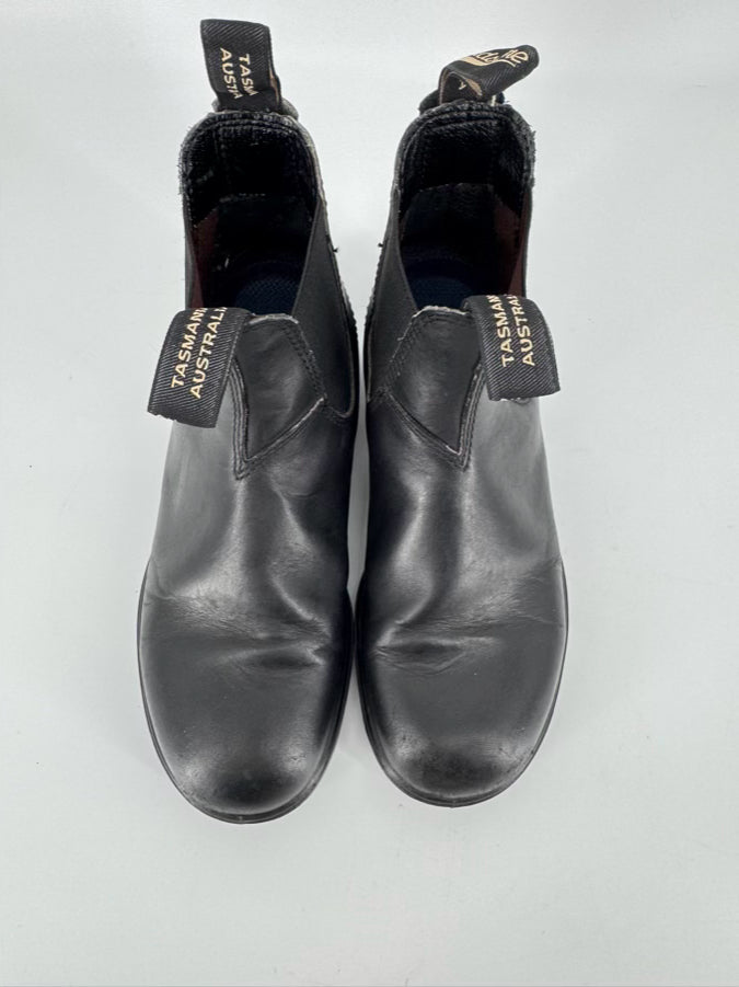 BLUNDSTONE Size 8 Black Leather Boots
