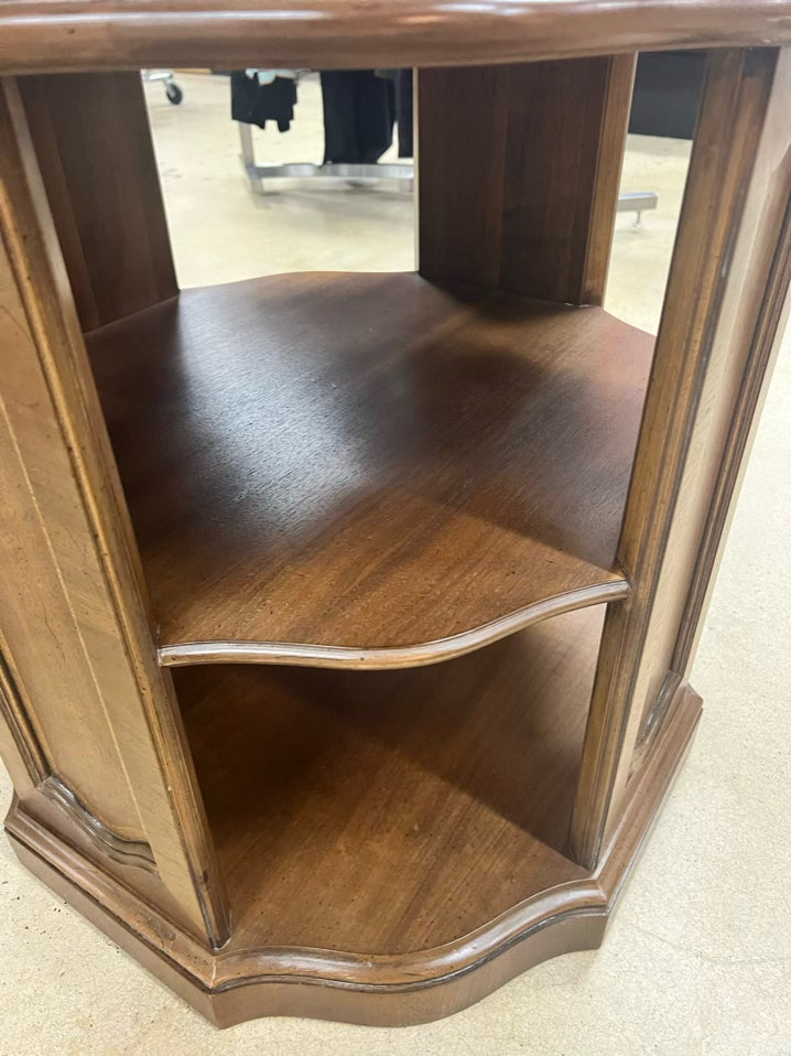 Brown Wood Occasional Table