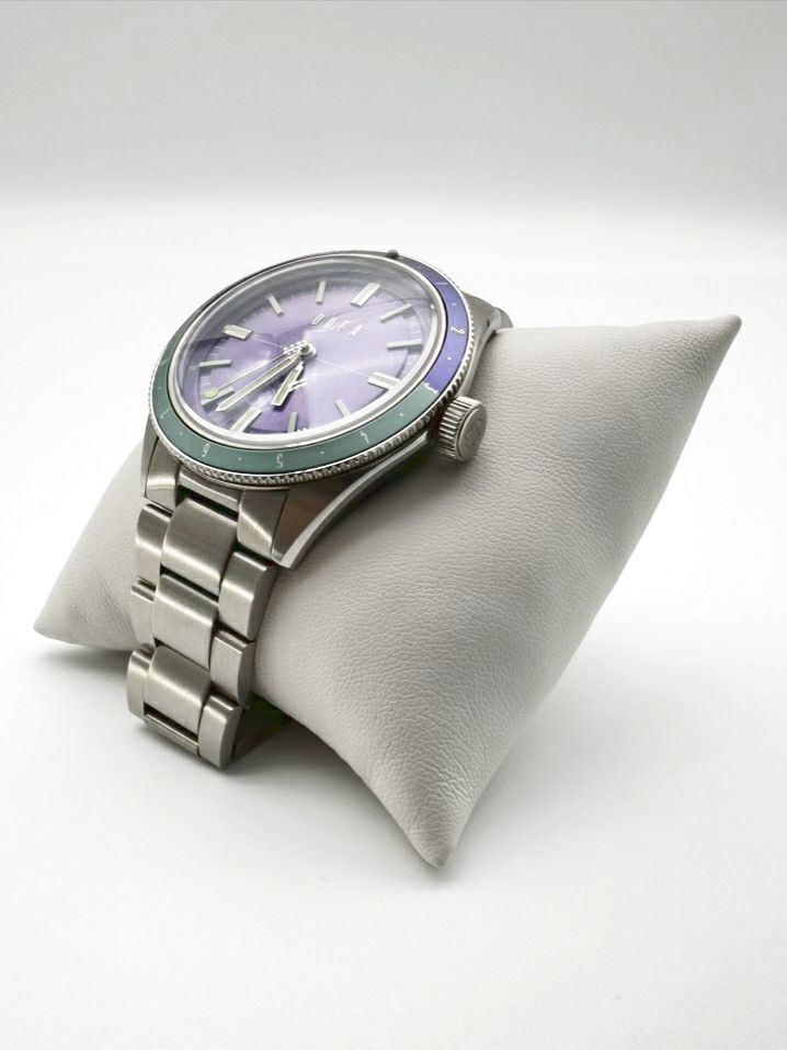 DUFA Purple Stainless Steel Automatic Watch