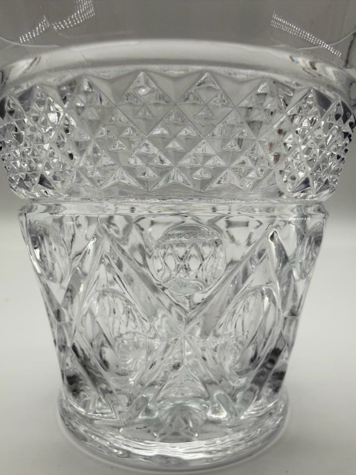 IMPERIAL GLASS  Clear Glass Set Of 6 Cape Cod Small Tumblers