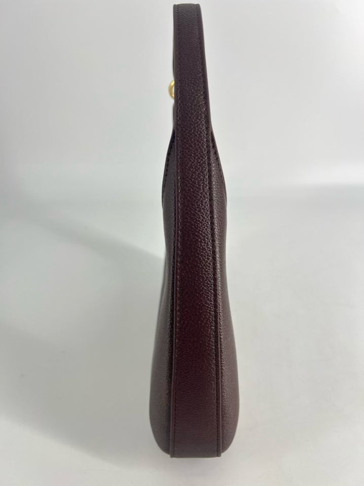 JW PEI Chocolate Faux Leather Evening Bag