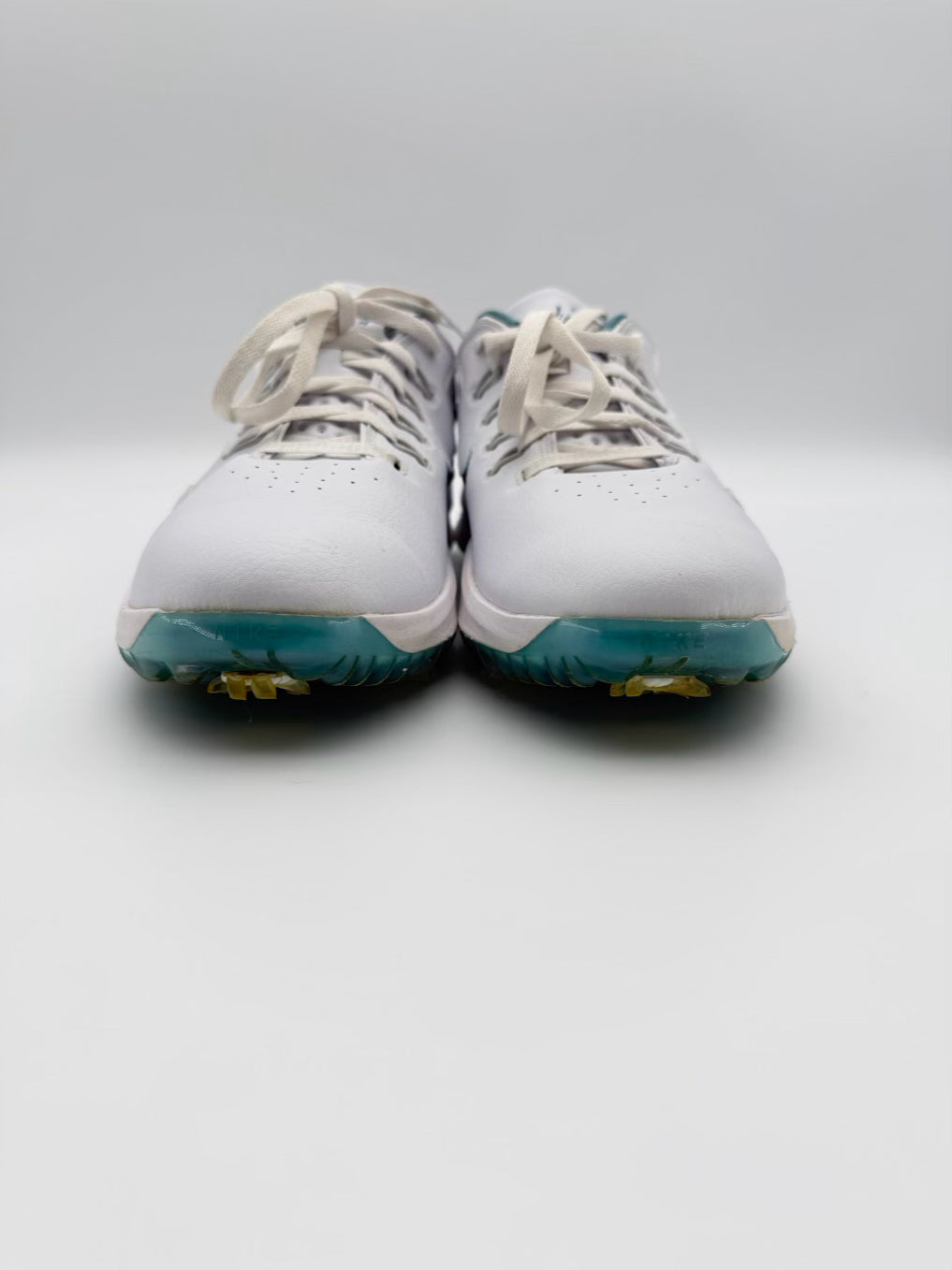 NIKE Victory Pro 4 MENS Size 12 White & Teal Golf Shoes