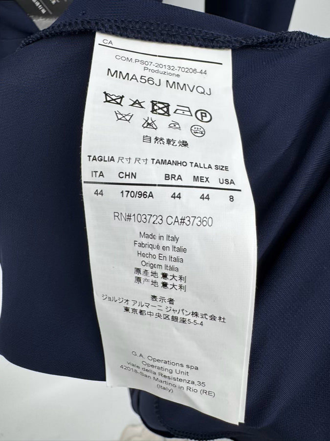 ARMANI COLLEZIONI Size 44 Navy Dress
