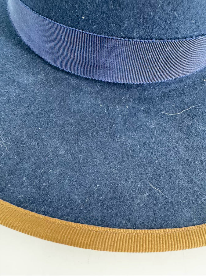GOORIN BROS Unisex Size Small Navy Suede Fedora