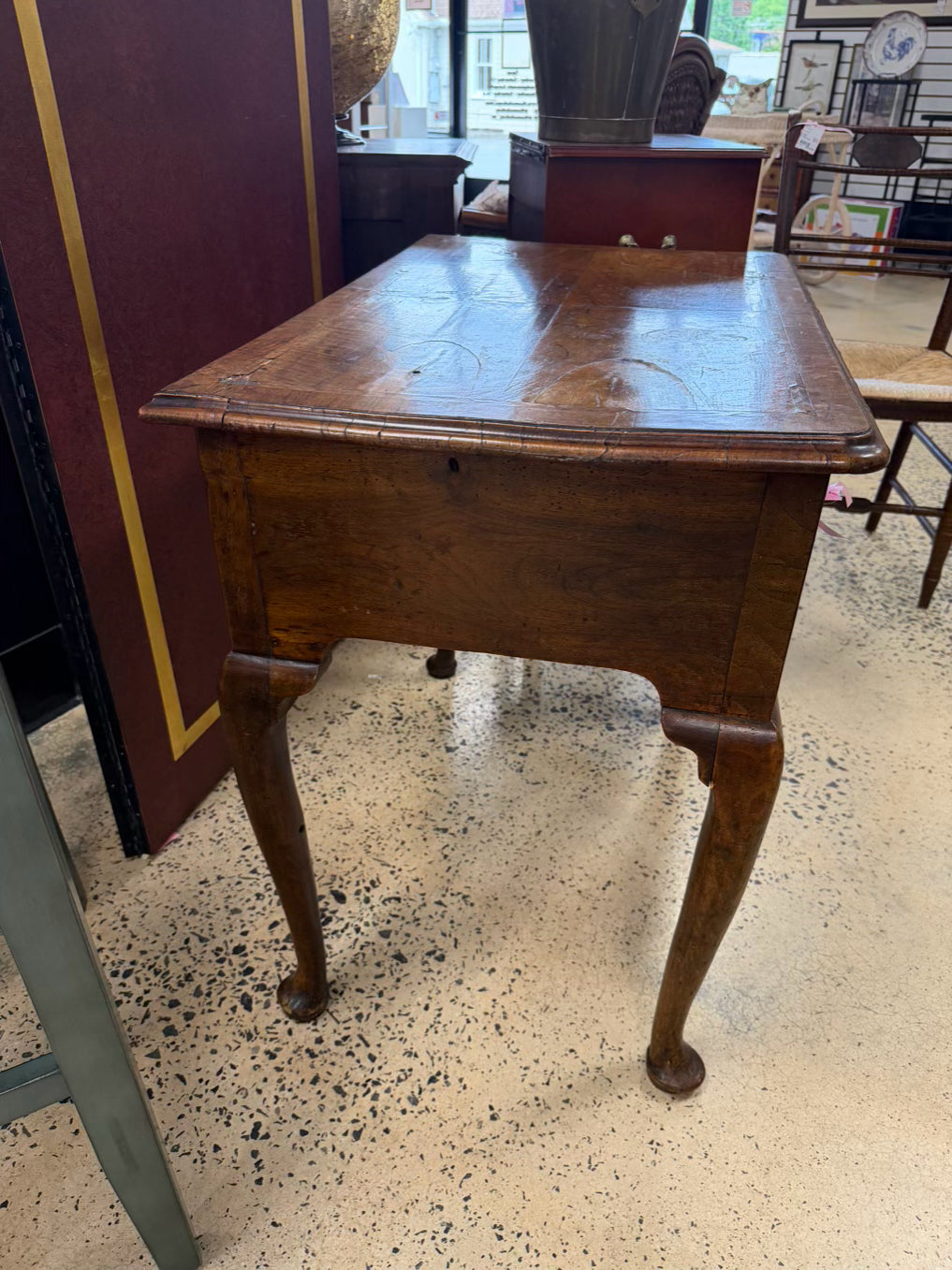 ANTIQUE Wood Occasional Table