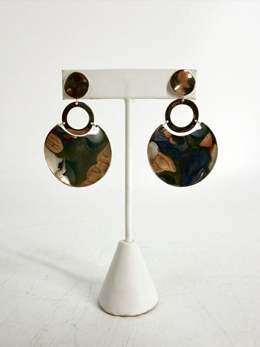 IPPOLITA STERLING SILVER Flat Disk Dangle Earrings