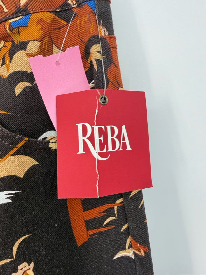 REBA Size 8 Rodeo Wide Leg Jeans