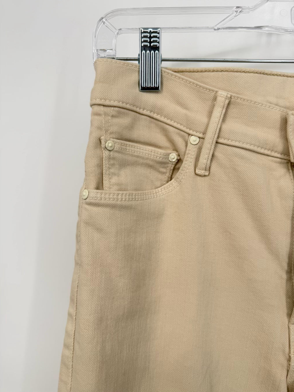 MOTHER Size 30 Beige Denim Jeans