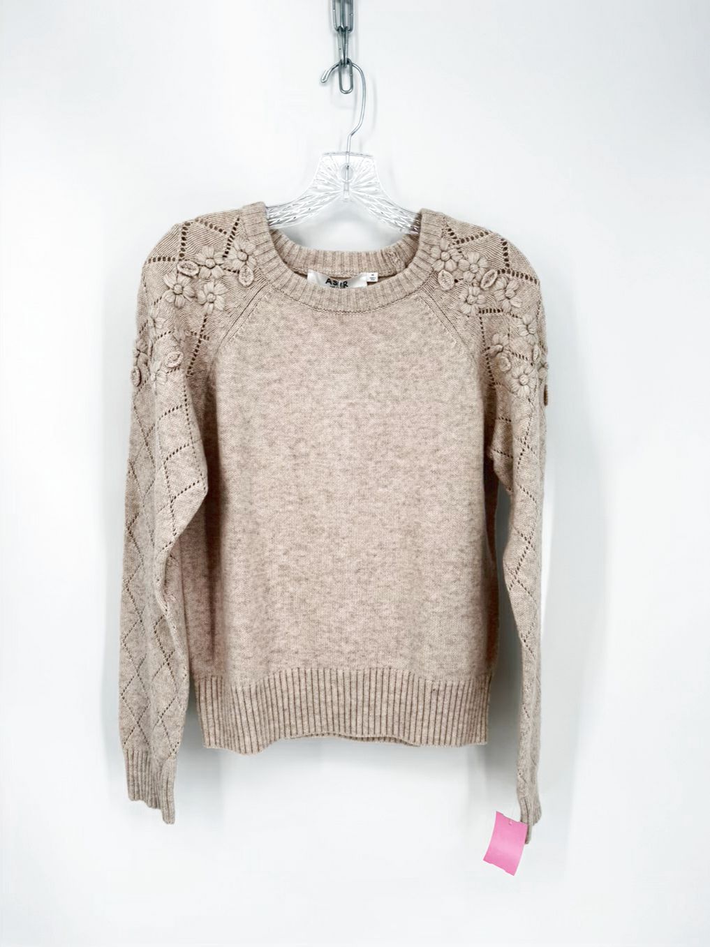 ASTR THE LABEL Florine Wmn's Size M Oatmeal Sweater NWT