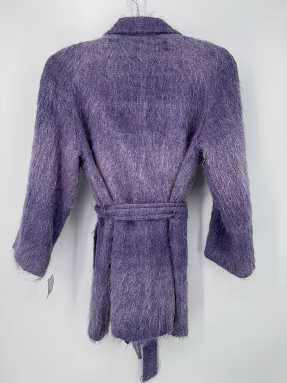 ANDREW STEWART Size XL Purple Wool & Mohair Coat