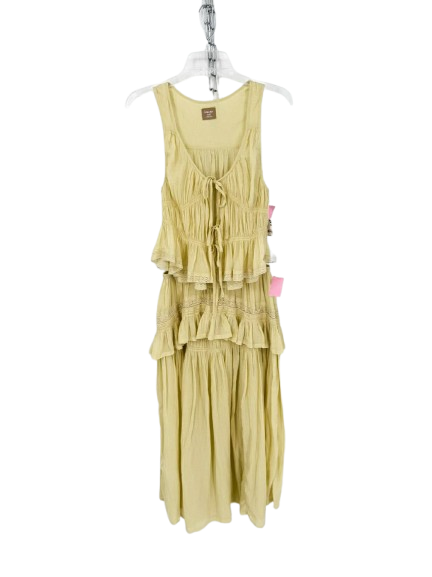FREE-EST Wmn's Size XS Pale Yellow 2 Piece Set NWT