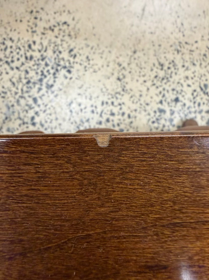 Medium Brown Wood Queen Ann Tea Table