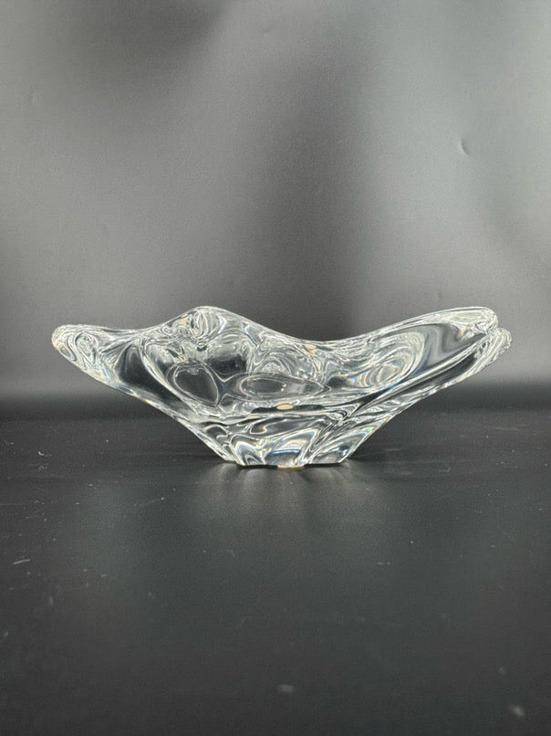 BACCARAT Crystal Freeform Splash Trinket Dish