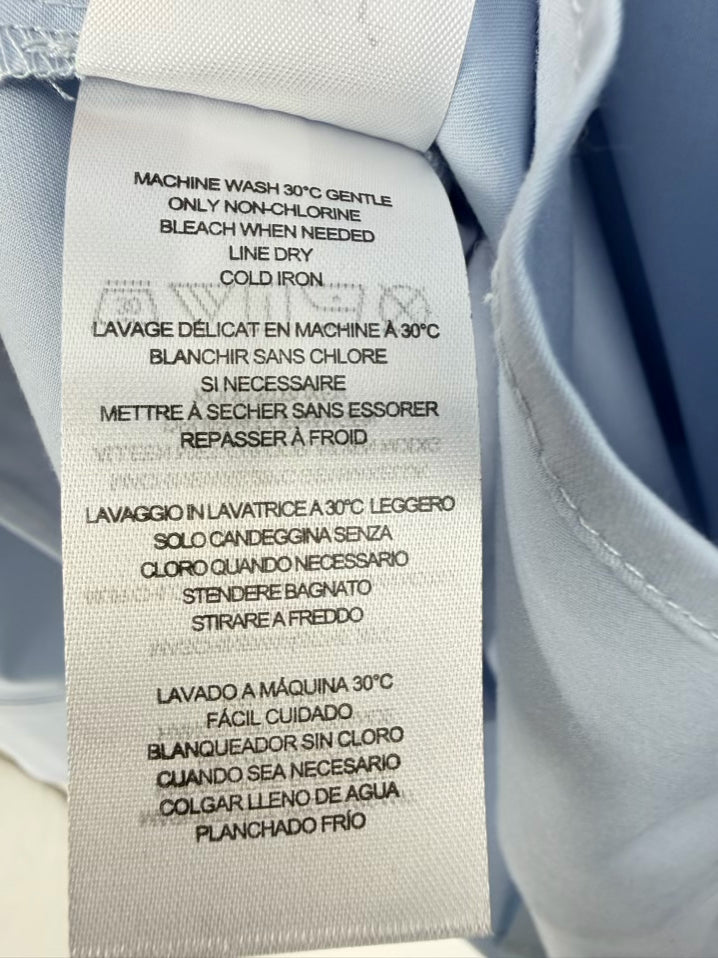 LYSSE Size M Powder Blue Blouse NWT