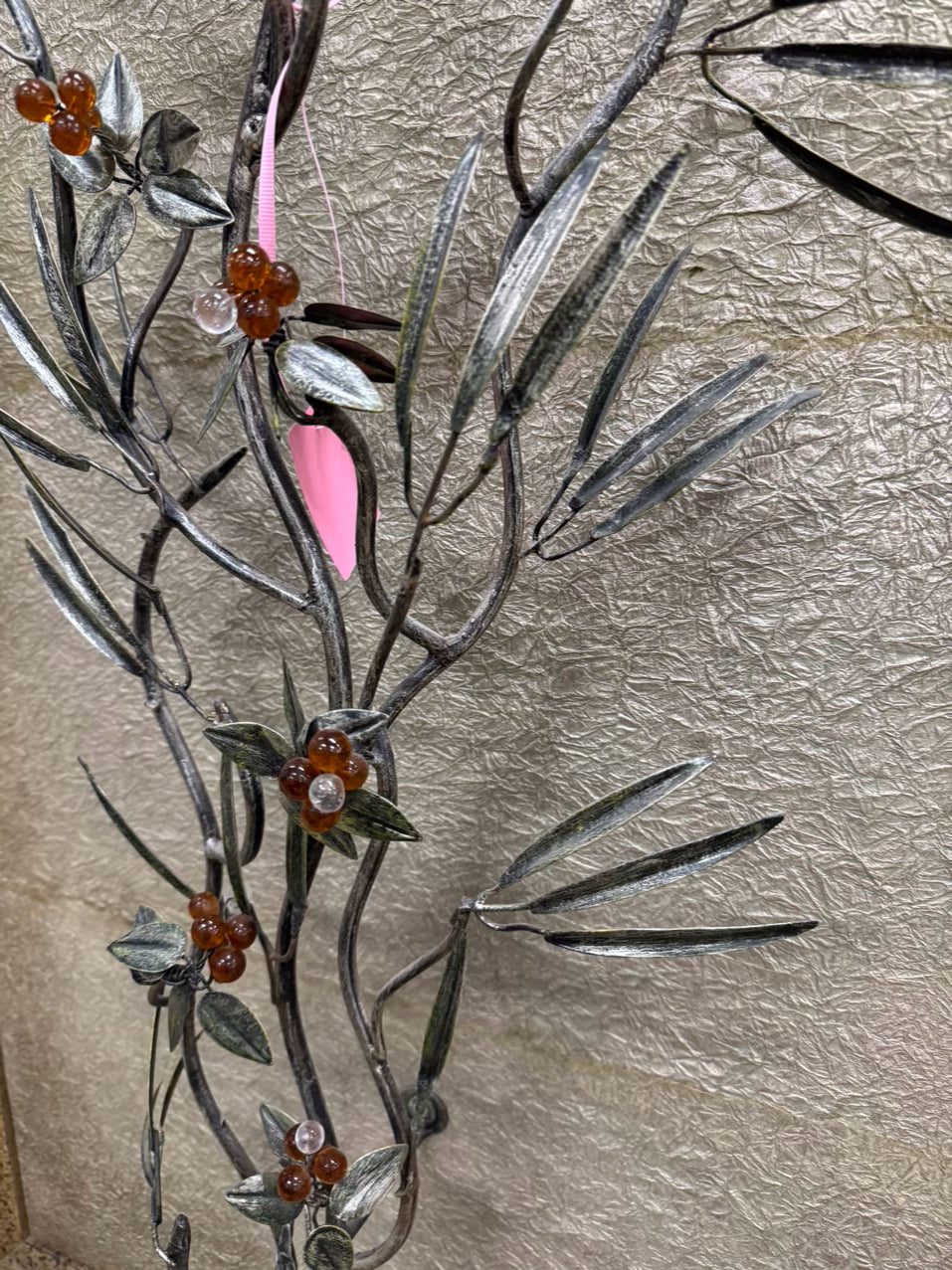 JOHN RICHARD Flower Sculpture in Frame