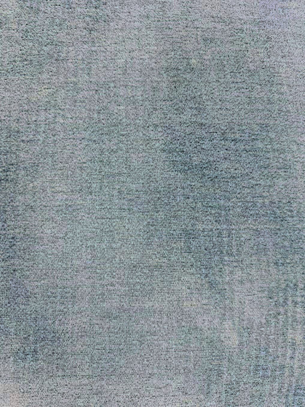 Blue Velveteen Square Sofa