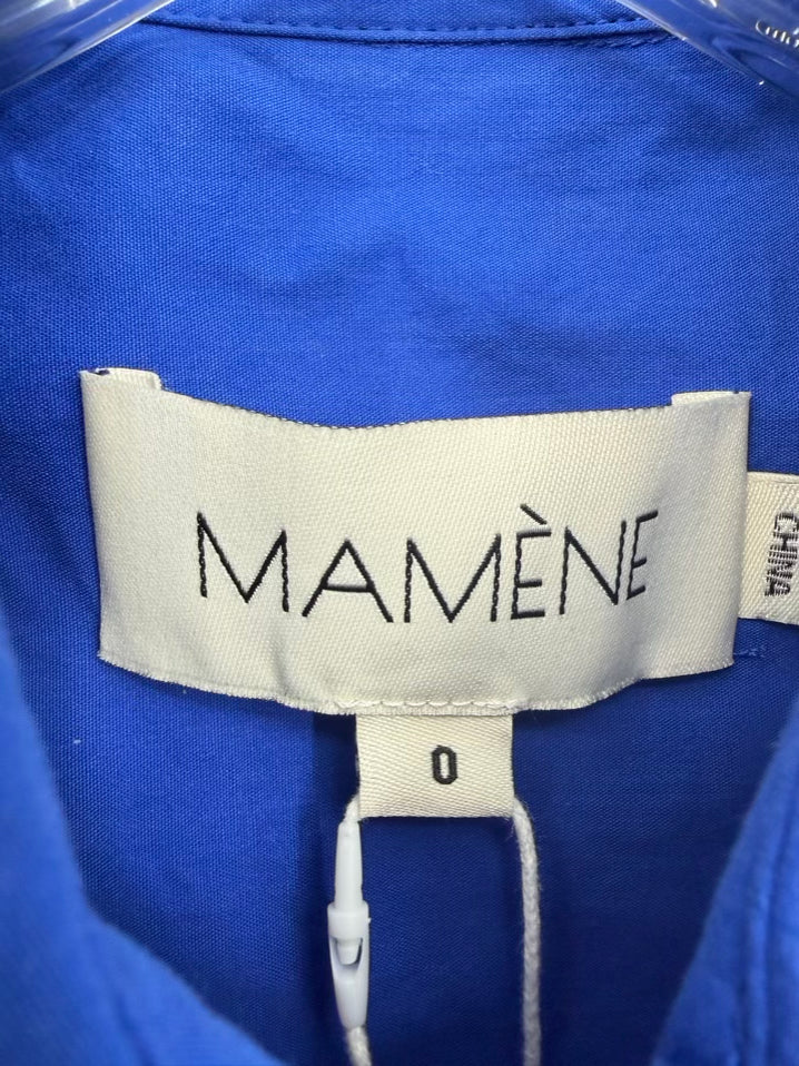 MAMENE Size 0 Cobalt Blouse NWT