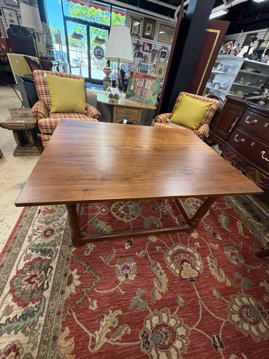 Light Walnut Tavern Occasional Table